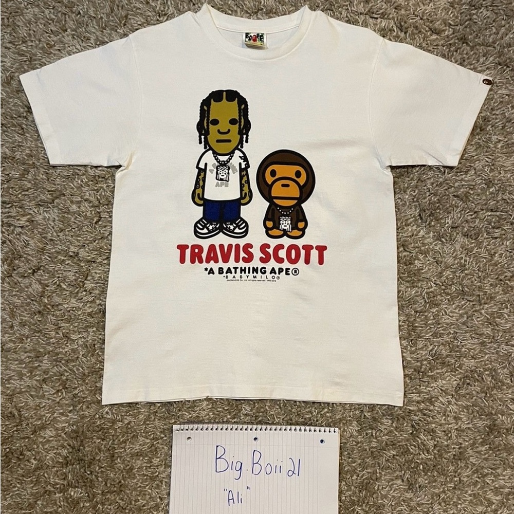 Travis Scott x Bape White Complexcon Exclusive Tee